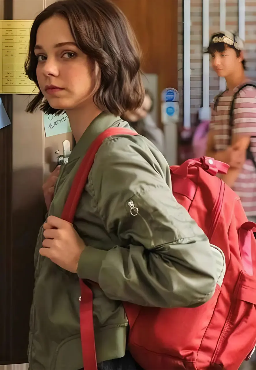 A Good Girls Guide To Murder Emma Myers Green Jacket A Good Girls Guide To Murder Emma Myers Green Jacket - Image 3