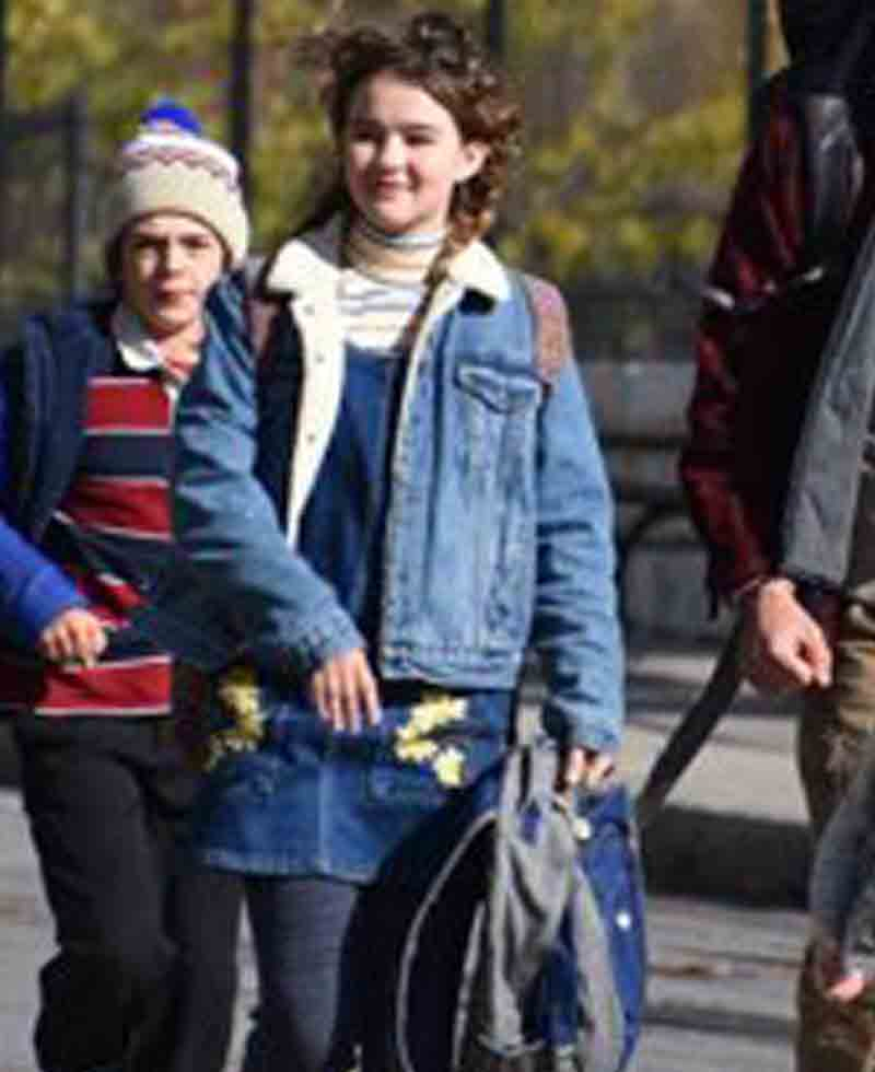 A Quiet Place Millicent Simmonds Shearling Jacket A Quiet Place Millicent Simmonds Shearling Jacket - Image 3