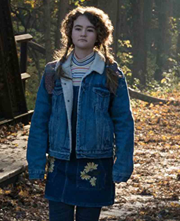 A Quiet Place Millicent Simmonds Shearling Jacket