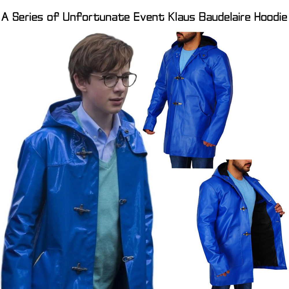 A Series of Unfortunate Events Klaus Baudelaire Hoodie A Series of Unfortunate Events Klaus Baudelaire Hoodie - Image 5