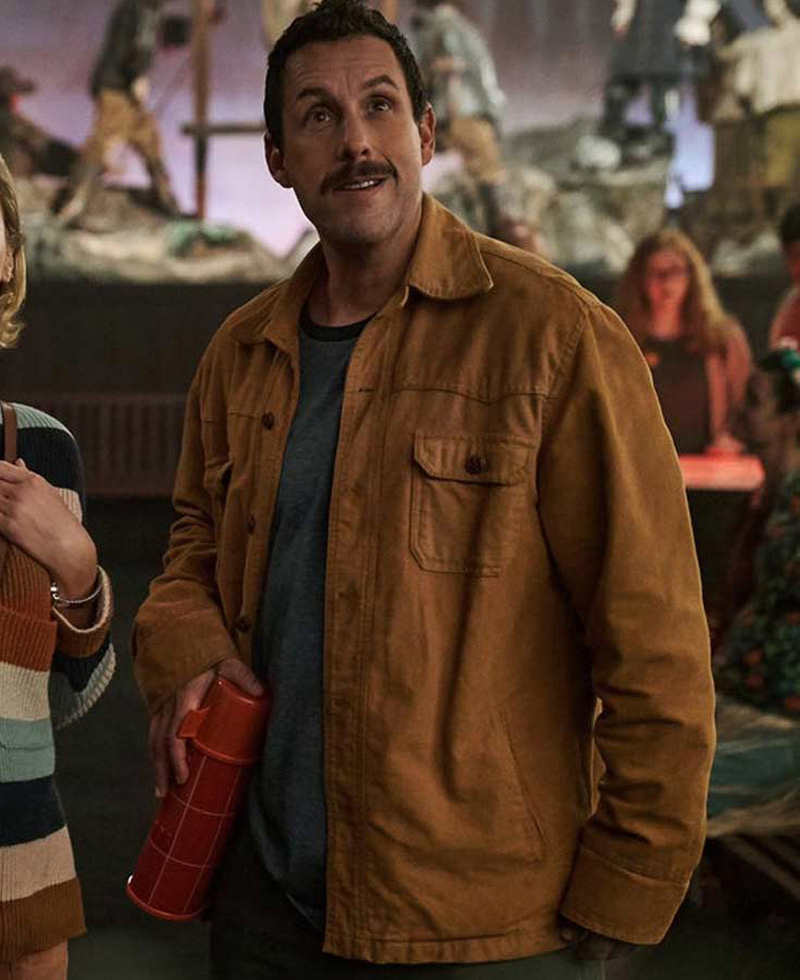 Hubie Halloween Adam Sandler Brown Jacket Hubie Halloween Adam Sandler Brown Jacket