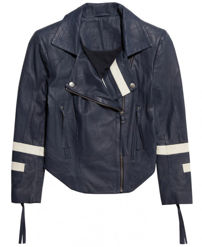 Agents of S.H.I.E.L.D. Chloe Bennet Blue Leather Jacket