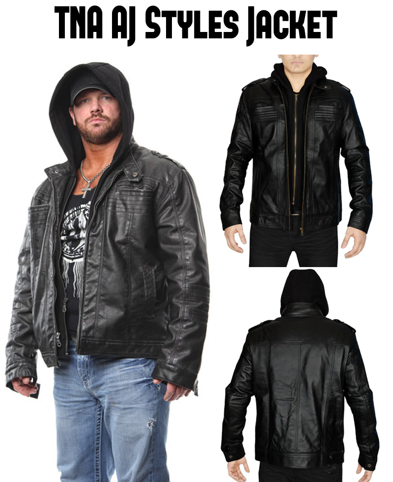 TNA AJ Styles Leather Jacket TNA AJ Styles Leather Jacket - Image 4