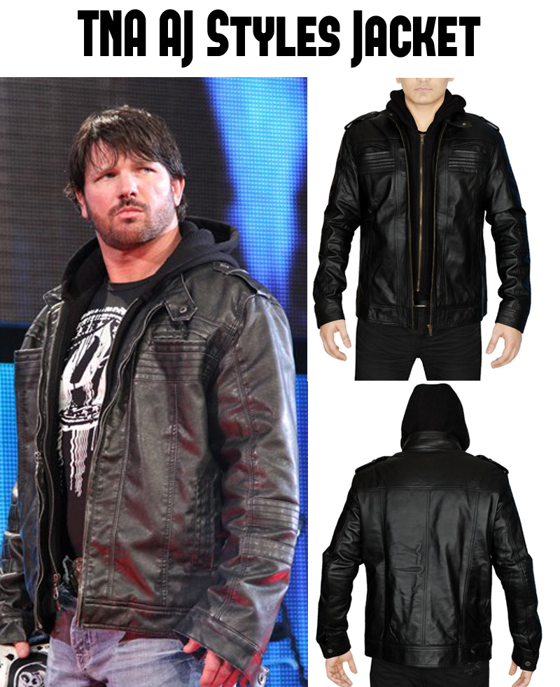 TNA AJ Styles Leather Jacket TNA AJ Styles Leather Jacket - Image 5