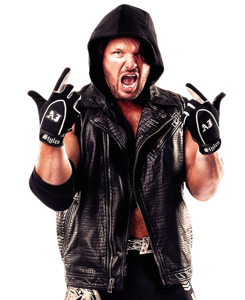 WWE Crocodile Alligator AJ Styles Vest with Hoodie WWE Crocodile Alligator AJ Styles Vest with Hoodie - Image 2