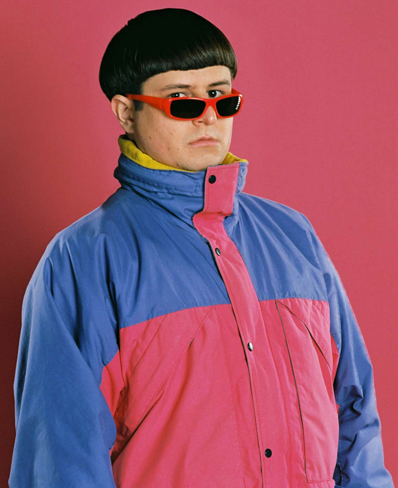 Alien Boy Let Me Down Pink and Purple Jacket alien boy tree jacket