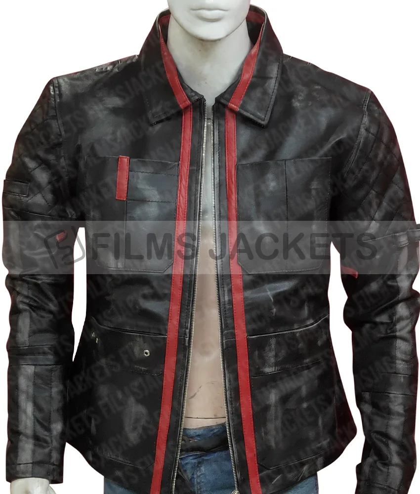 Hugo Alita Battle Angel Biker Leather Jacket Hugo Alita Battle Angel Biker Leather Jacket - Image 4
