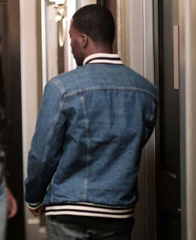 Daniel Ezra All American Denim Blue Jacket Daniel Ezra All American Denim Blue Jacket - Image 2