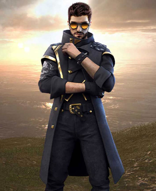 Alok Drop The Beat Free Fire Grey Coat