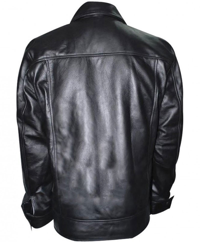Russell Crowe American Gangster Leather Jacket Russell Crowe American Gangster Leather Jacket - Image 2