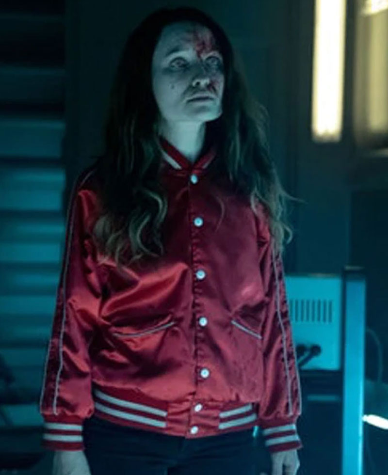 American Gods Emily Browning Bomber Jacket American Gods Emily Browning Bomber Jacket - Image 2