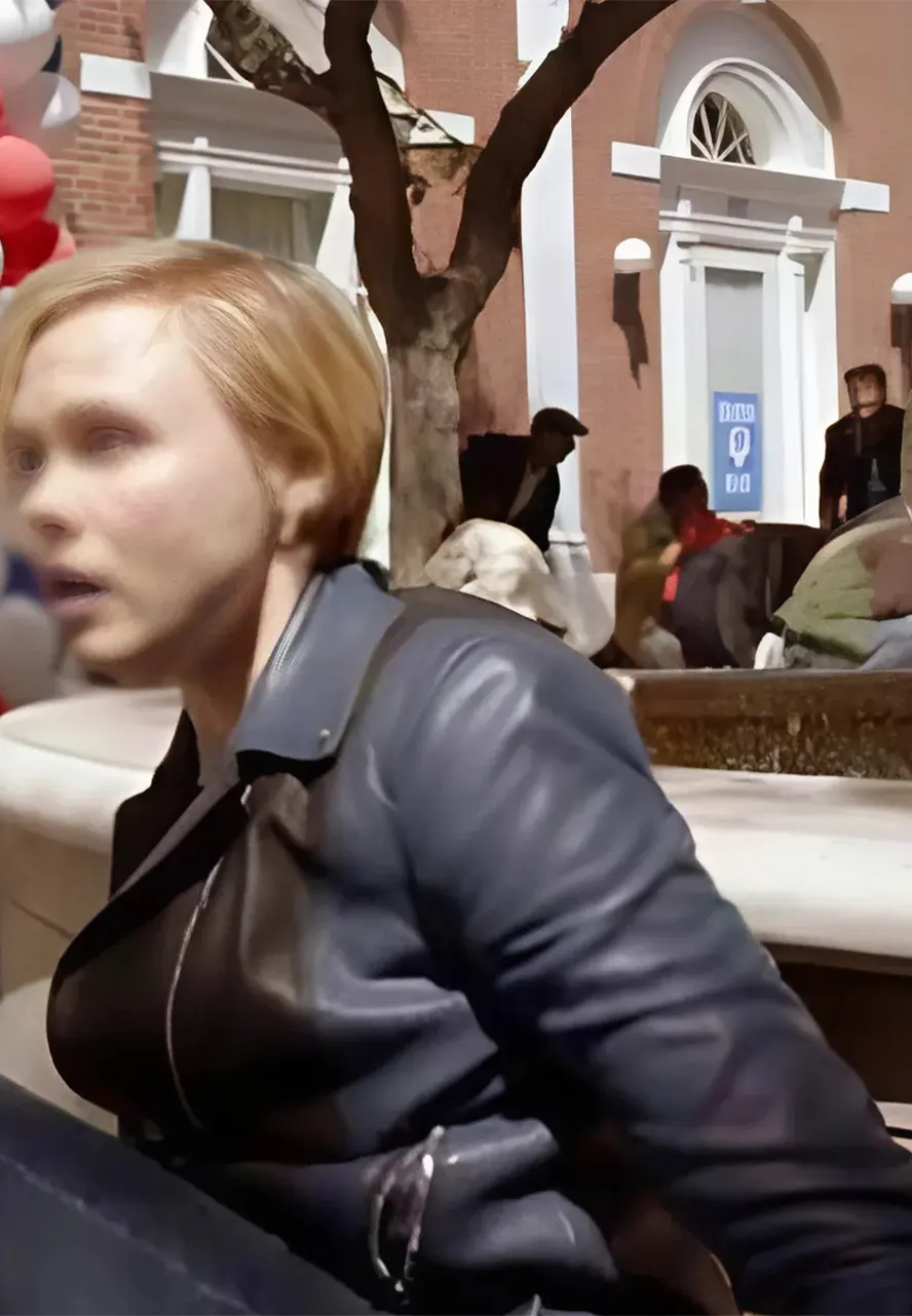 Alison Pill American Horror Story Biker Leather Jacket Alison Pill American Horror Story Biker Leather Jacket - Image 3