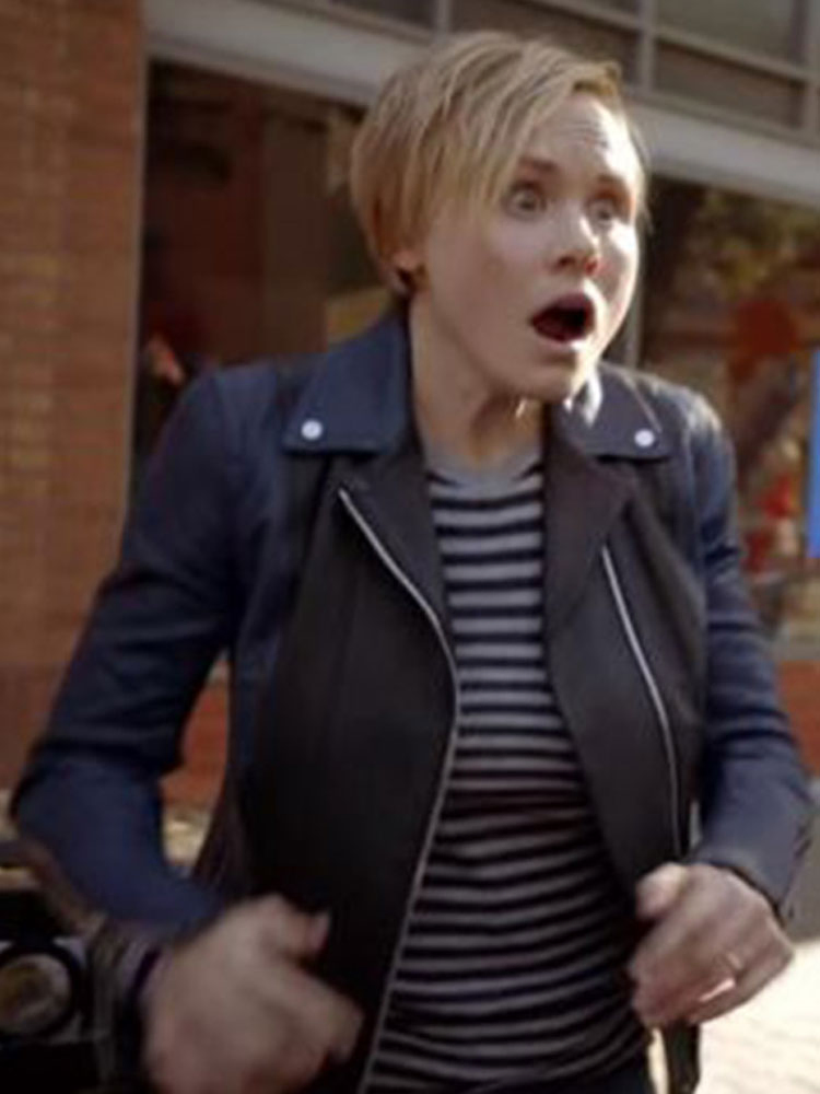 Alison Pill American Horror Story Biker Leather Jacket Alison Pill American Horror Story Biker Leather Jacket - Image 2