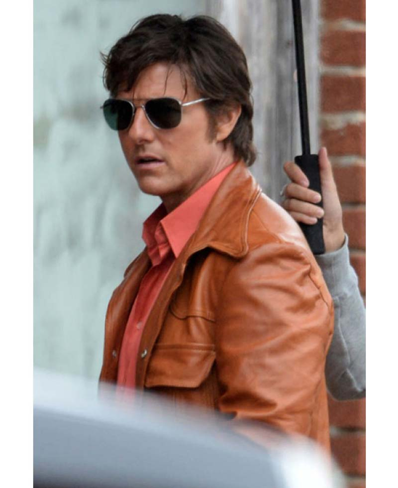 Tom Cruise American Made Barry Seal Leather Jacket Tom Cruise American Made Barry Seal Leather Jacket - Image 5