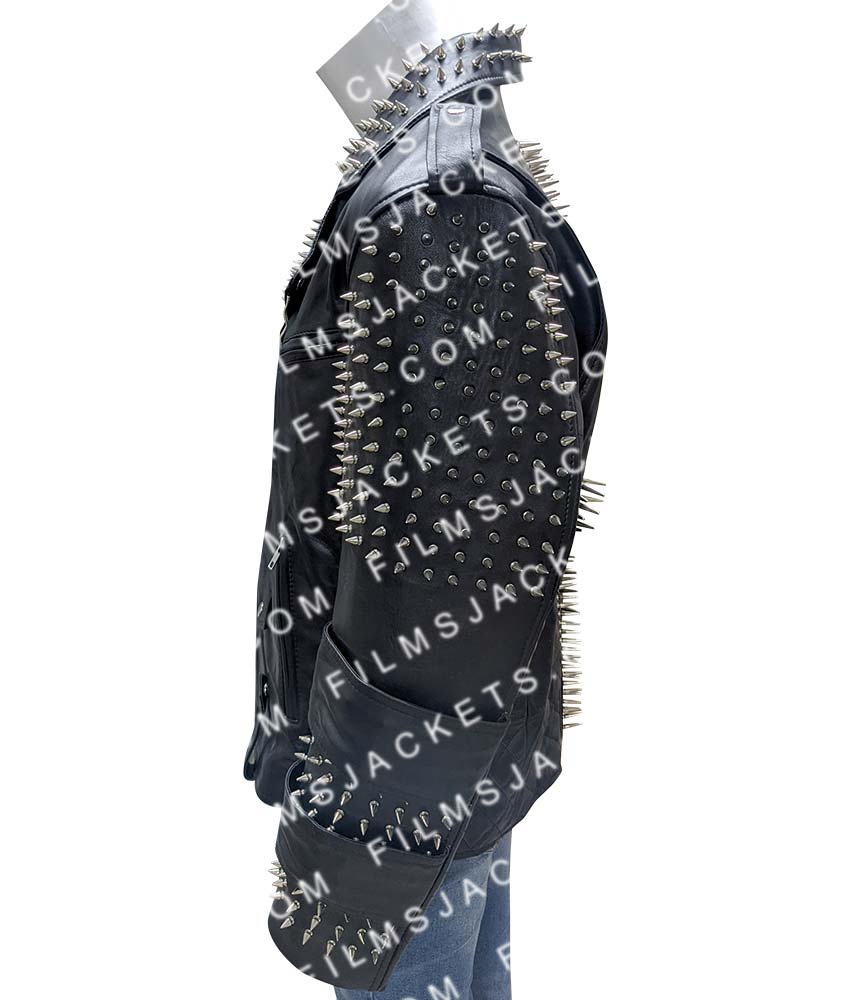 American Satan Andy Biersack Spiked Leather Jacket American Satan Andy Biersack Spiked Leather Jacket - Image 5