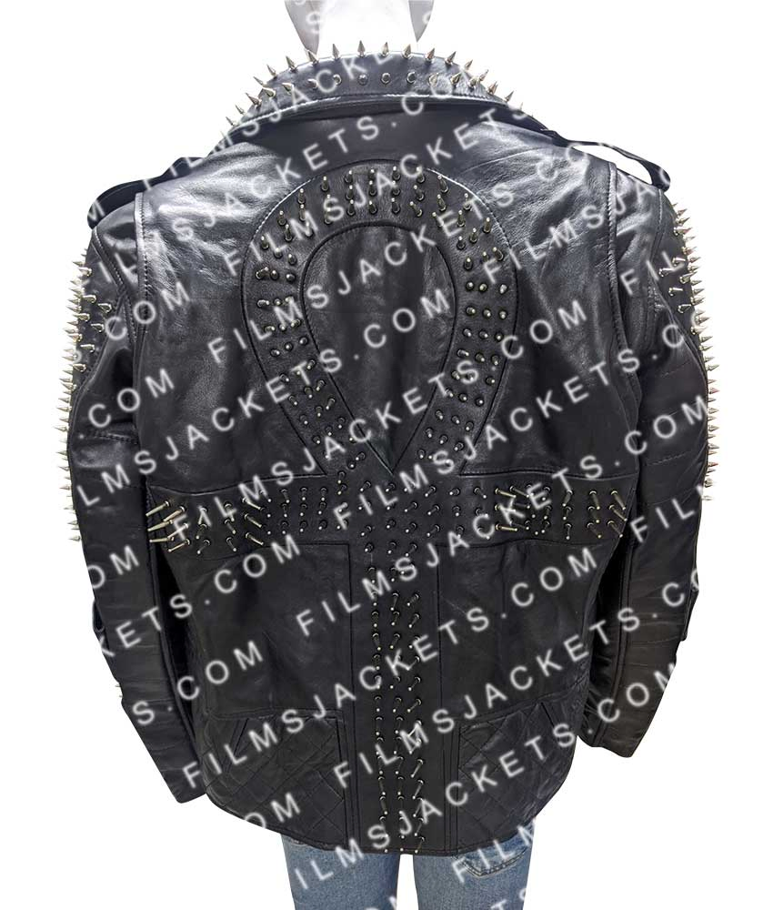 American Satan Andy Biersack Spiked Leather Jacket American Satan Andy Biersack Spiked Leather Jacket - Image 7