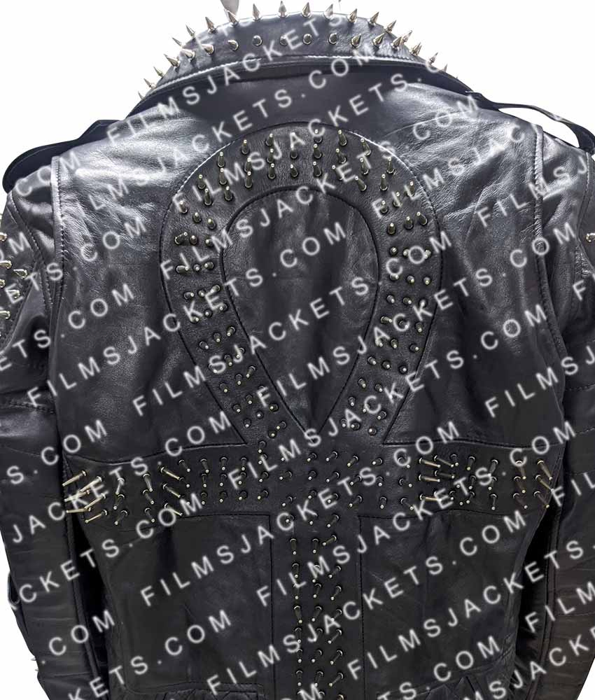 American Satan Andy Biersack Spiked Leather Jacket American Satan Andy Biersack Spiked Leather Jacket - Image 8