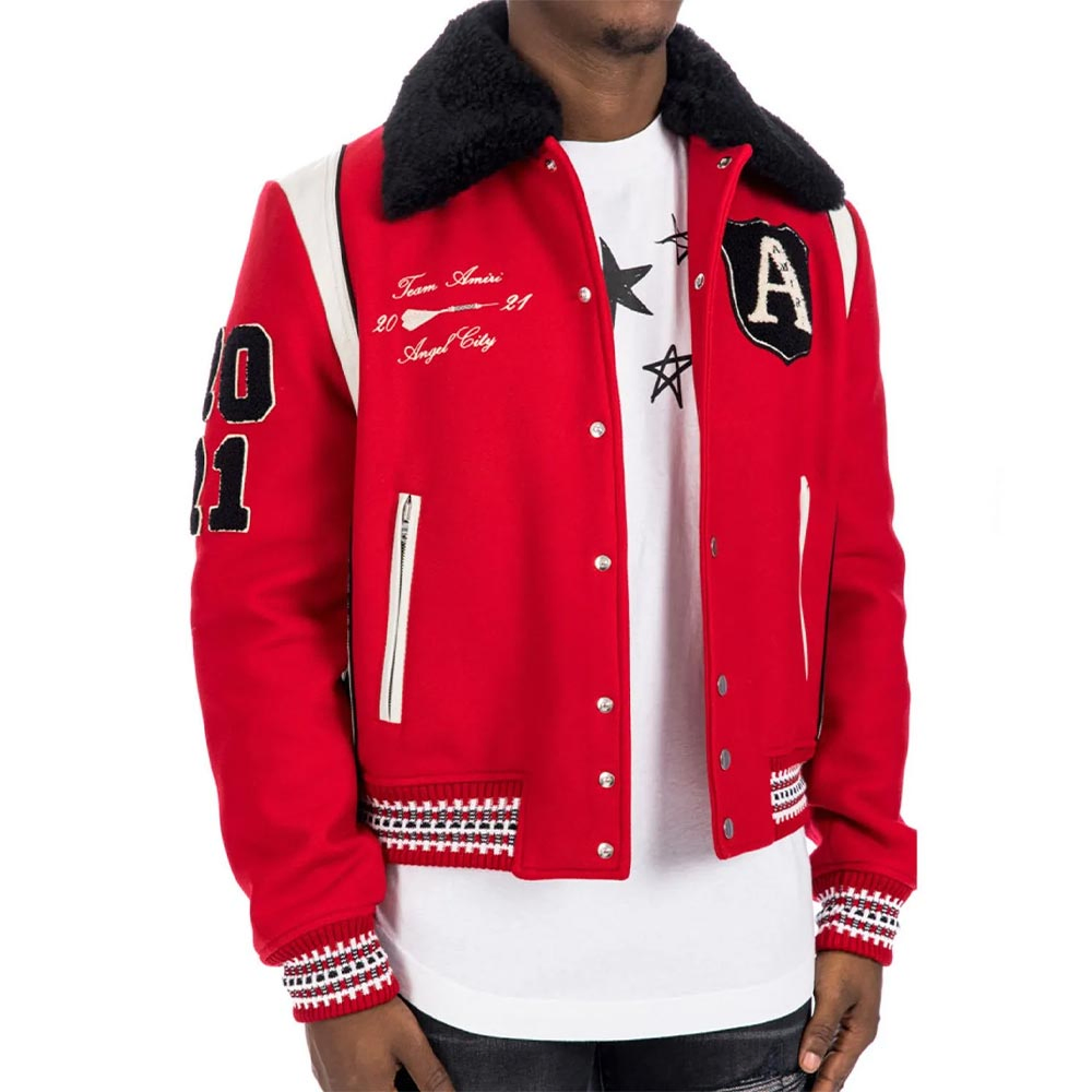 Amiri Always On Point Varsity Jacket Amiri Always On Point Varsity Jacket