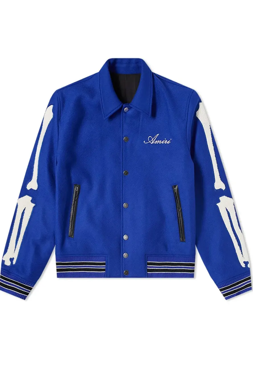 Amiri Bones Letterman Jacket Amiri Bones Letterman Jacket - Image 4