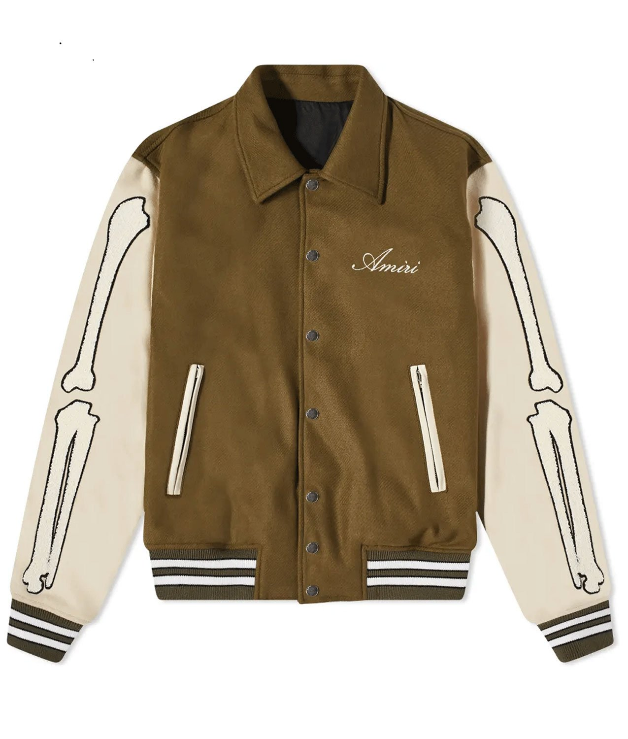 Amiri Bones Letterman Jacket Amiri Bones Letterman Jacket - Image 5