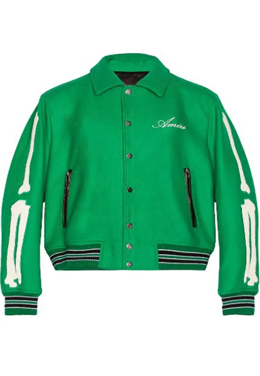 Amiri Bones Letterman Jacket Amiri Bones Letterman Jacket - Image 2