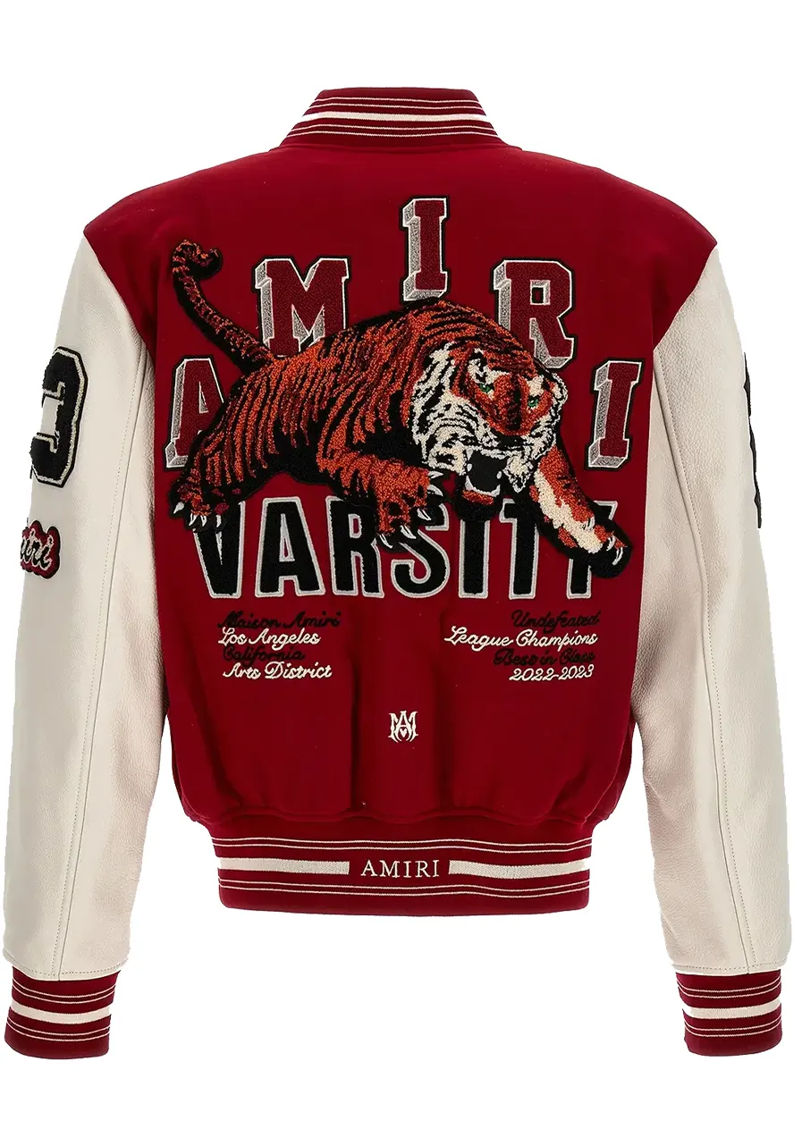 Amiri Red Varsity Jacket Amiri Red Varsity Jacket - Image 2