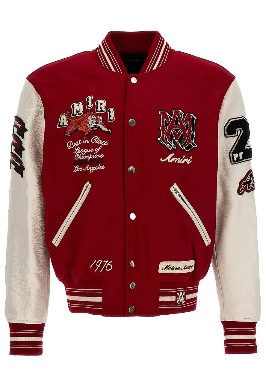 Amiri Red Varsity Jacket Amiri Red Varsity Jacket