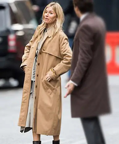 Anatomy of a Scandal Sienna Miller Brown Trench Coat Anatomy of a Scandal Sienna Miller Brown Trench Coat