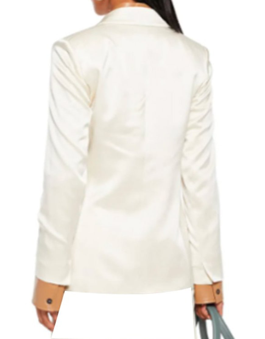 And Just Like That Sarah Jessica Parker Satin Blazer And Just Like That Sarah Jessica Parker Satin Blazer - Image 3