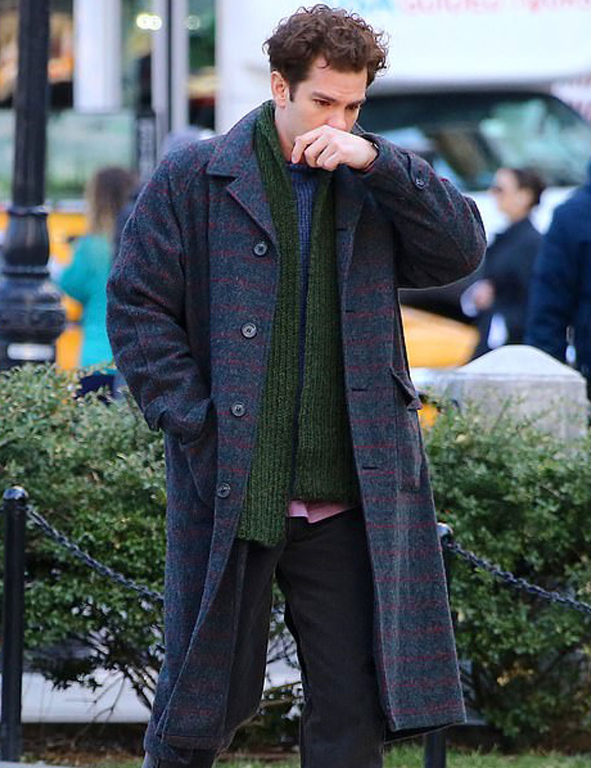 Andrew Garfield Tick Tick Boom Coat Andrew Garfield Tick Tick Boom Coat - Image 4