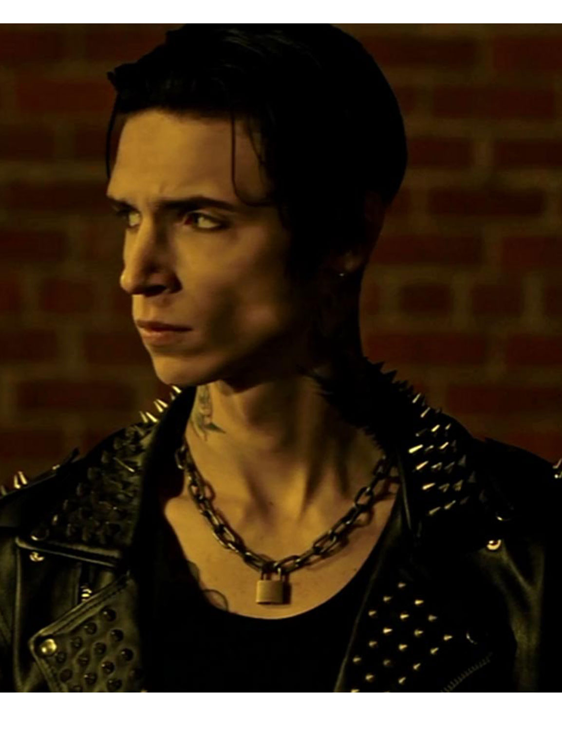 American Satan Andy Biersack Spiked Leather Jacket American Satan Andy Biersack Spiked Leather Jacket - Image 3