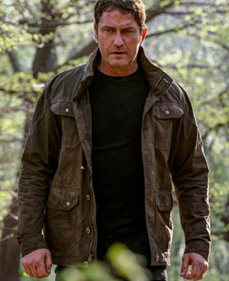 Angel Has Fallen Gerard Butler Green Jacket Angel Has Fallen Gerard Butler Green Jacket