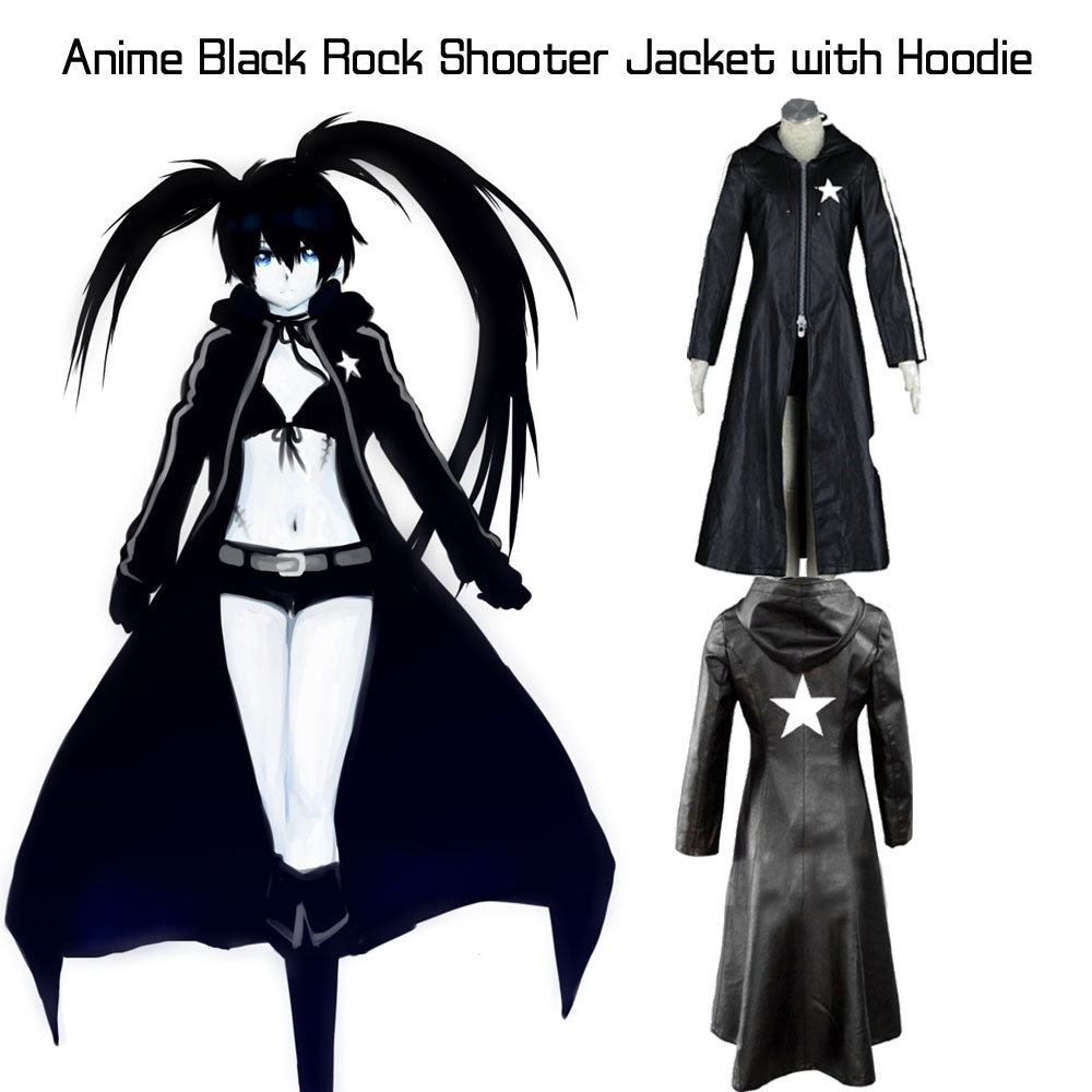 Mato Kuroi Black Rock Shooter Coat black rock shooter jacket