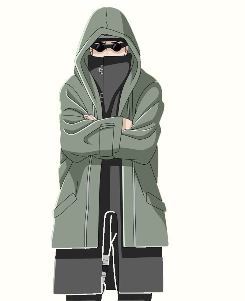 Shino Aburame Naruto Green Hooded Coat Shino Aburame Naruto Green Hooded Coat