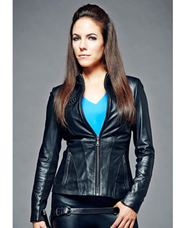 Bo Dennis Lost Girl Anna Silk Leather Jacket