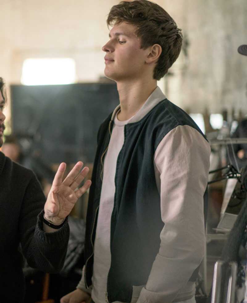 Ansel Elgort Baby Driver Varsity Jacket Ansel Elgort Baby Driver Varsity Jacket - Image 10