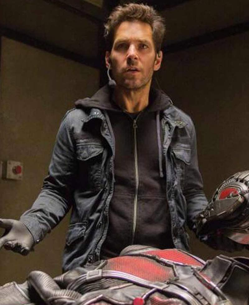 Paul Rudd Ant Man And The Wasp Blue Jacket Paul Rudd Ant Man And The Wasp Blue Jacket - Image 2