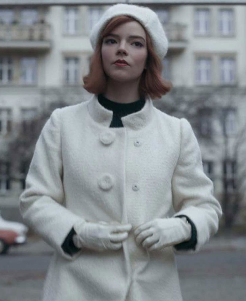 The Queen's Gambit Anya Taylor Joy Coat The Queen's Gambit Anya Taylor Joy Coat - Image 2