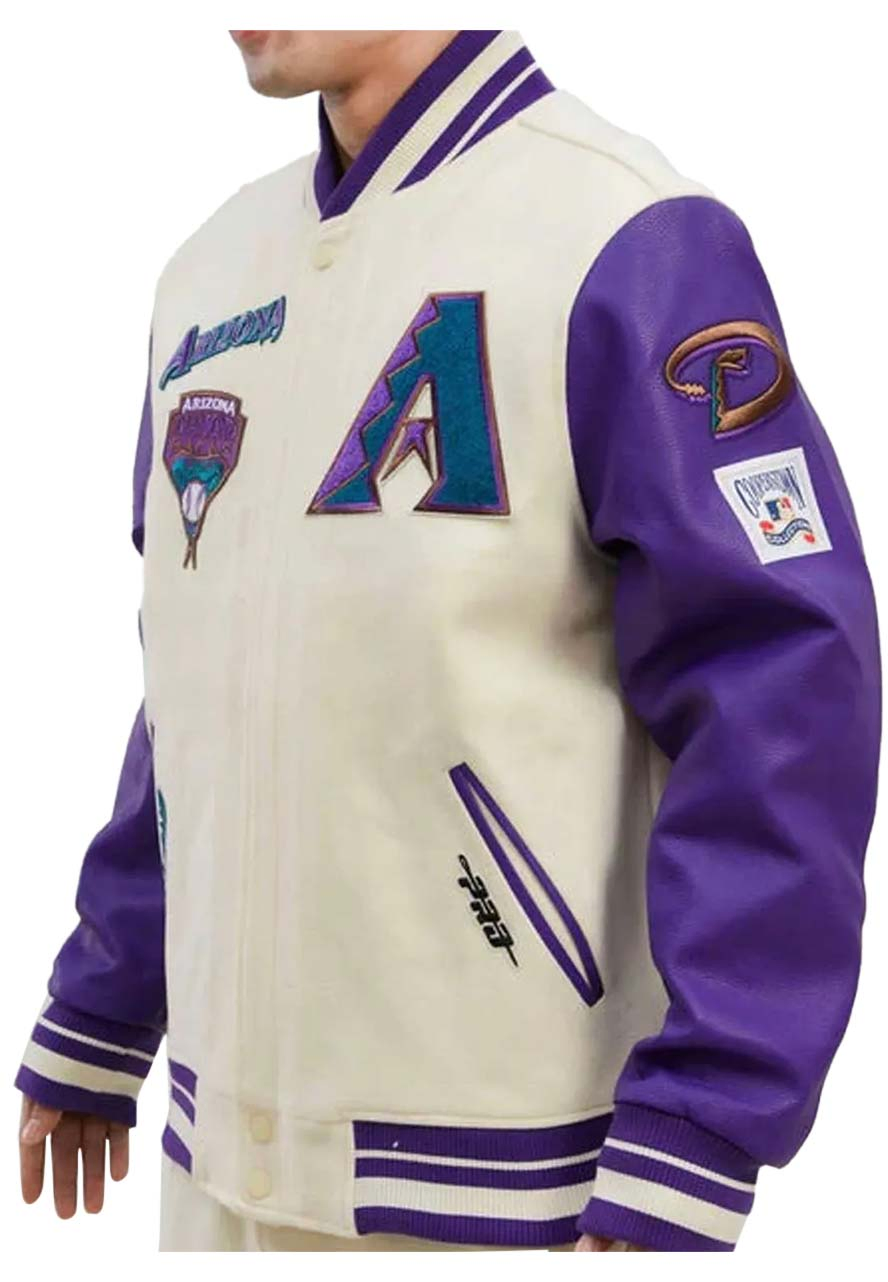 Arizona Diamondbacks Varsity Jacket Arizona Diamondbacks Varsity Jacket - Image 4