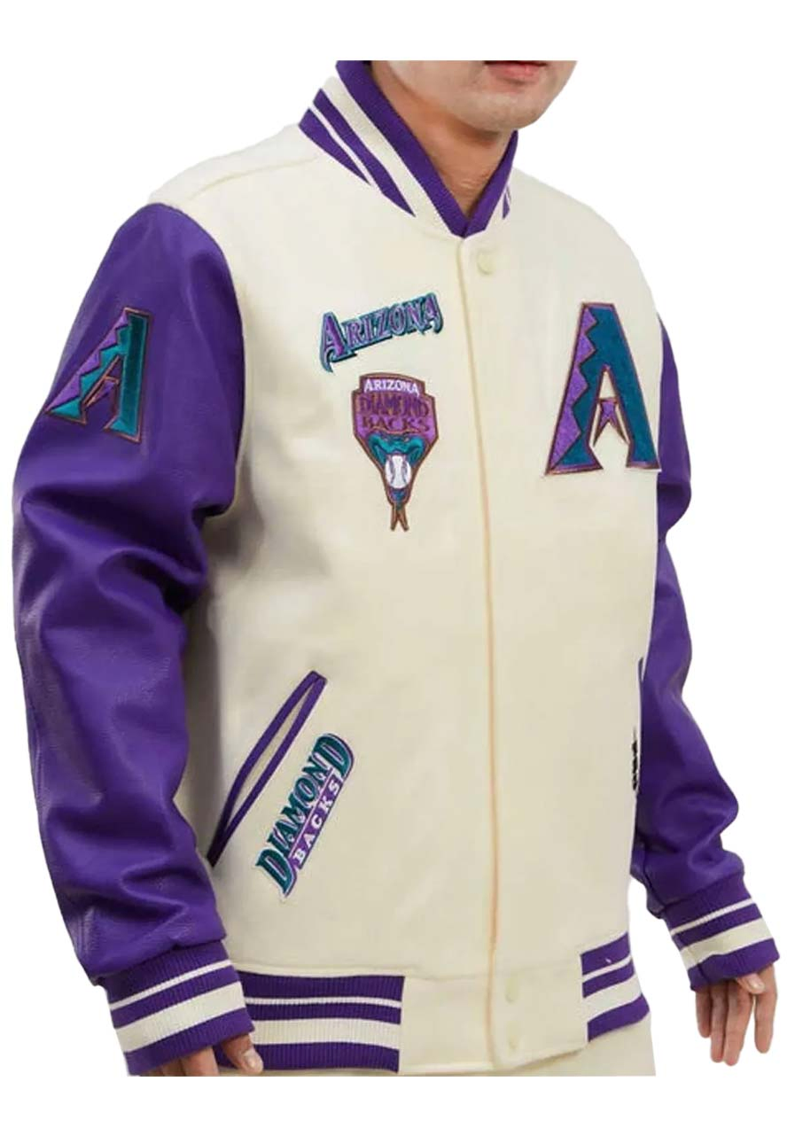 Arizona Diamondbacks Varsity Jacket Arizona Diamondbacks Varsity Jacket - Image 3