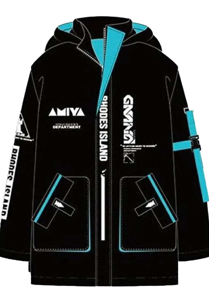 Amiya Arknights Cotton Jacket Amiya Arknights Cotton Jacket - Image 3