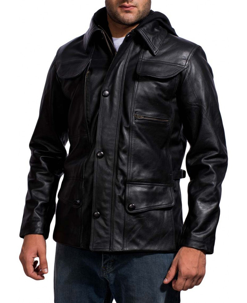 Arnold Schwarzenegger Terminator Genisys Jacket with Hoodie