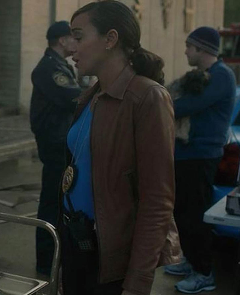 Ashley Madekwe The Umbrella Academy Leather Jacket Ashley Madekwe The Umbrella Academy Leather Jacket - Image 2