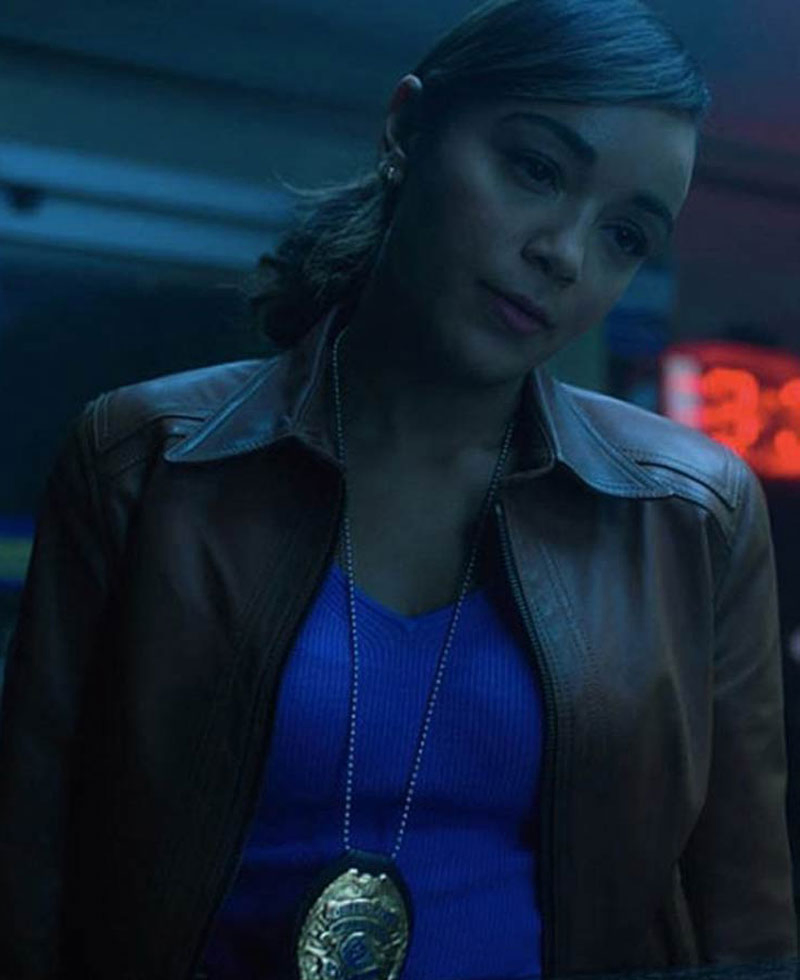 Ashley Madekwe The Umbrella Academy Leather Jacket Ashley Madekwe The Umbrella Academy Leather Jacket - Image 3