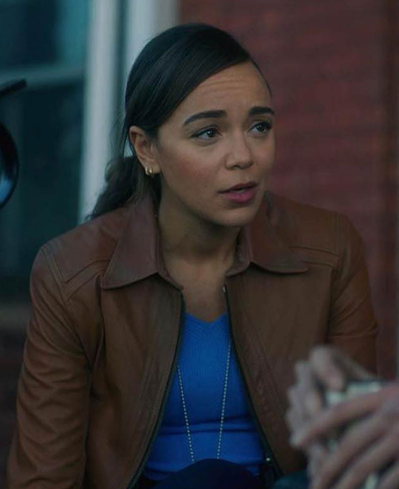 Ashley Madekwe The Umbrella Academy Leather Jacket Ashley Madekwe The Umbrella Academy Leather Jacket
