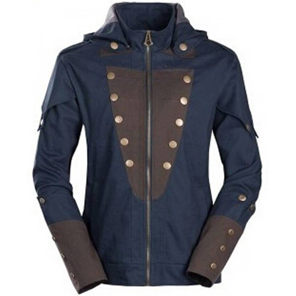 Assassins Creed Unity Arno Blue Cotton Jacket Assassins Creed Unity Arno Blue Cotton Jacket