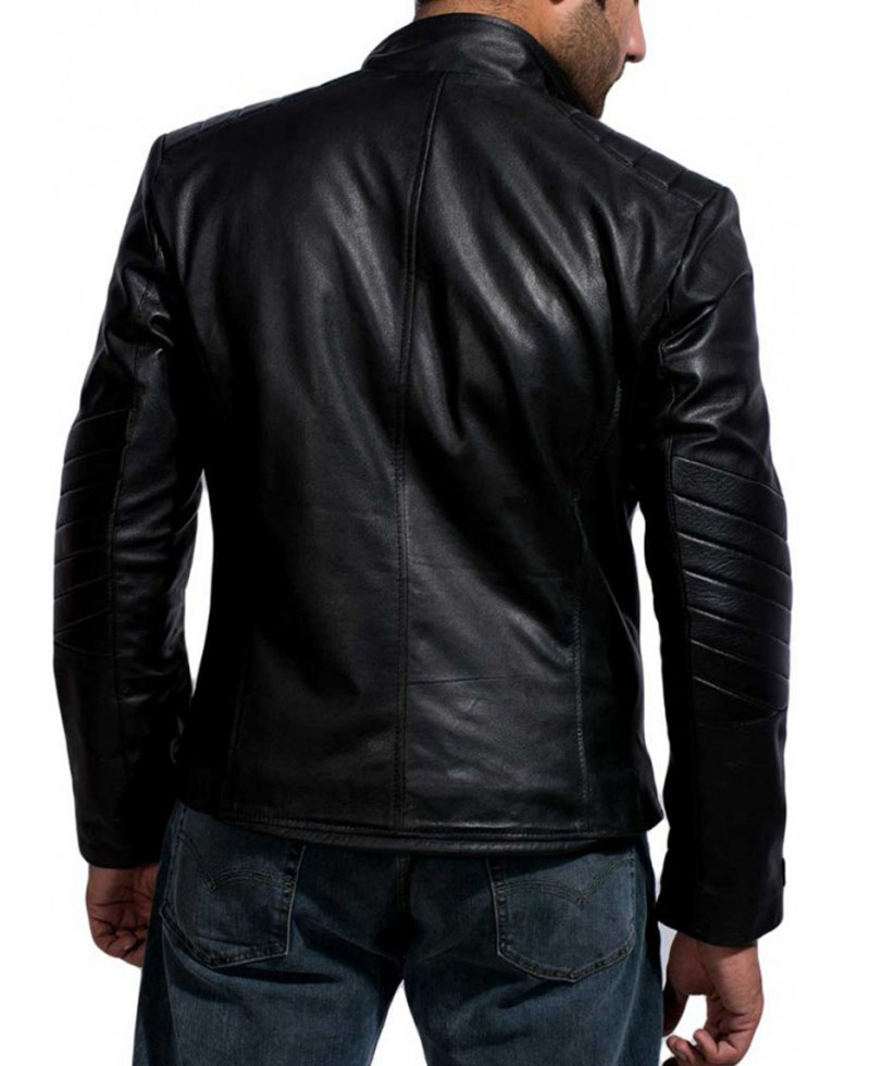 Stylish Look David Beckham Motorcycle Jacket Stylish Look David Beckham Motorcycle Jacket - Image 5
