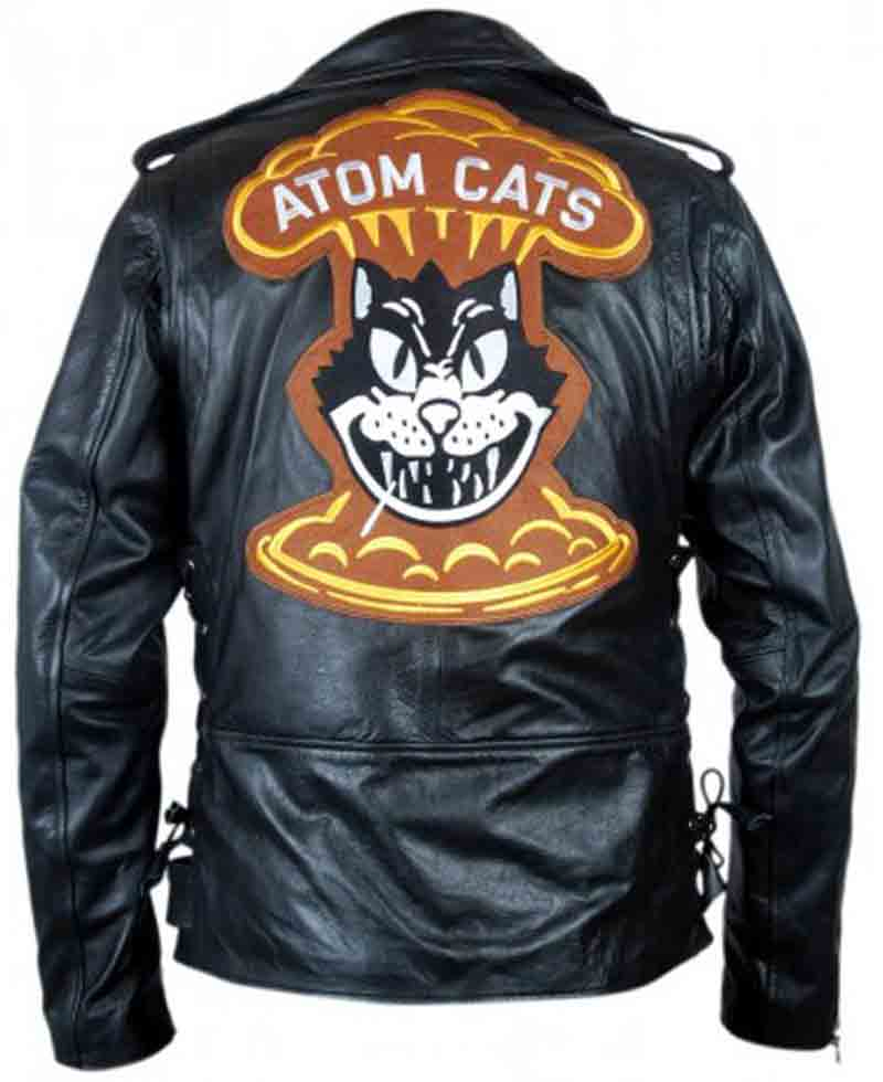Atom Cats Fallout 4 Biker Leather Jacket Atom Cats Fallout 4 Biker Leather Jacket