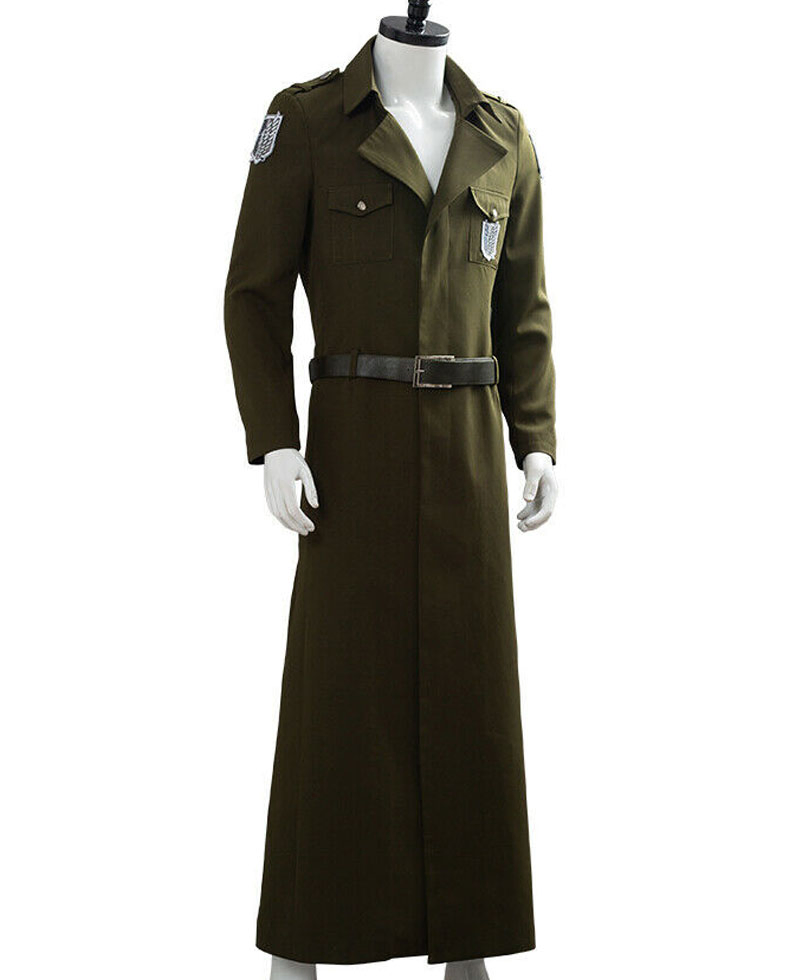 Attack On Titan S03 Eren Jaeger Wool Coat Attack On Titan S03 Eren Jaeger Wool Coat - Image 3