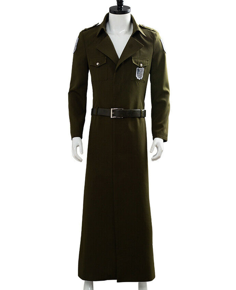 Attack On Titan S03 Eren Jaeger Wool Coat Attack On Titan S03 Eren Jaeger Wool Coat - Image 2